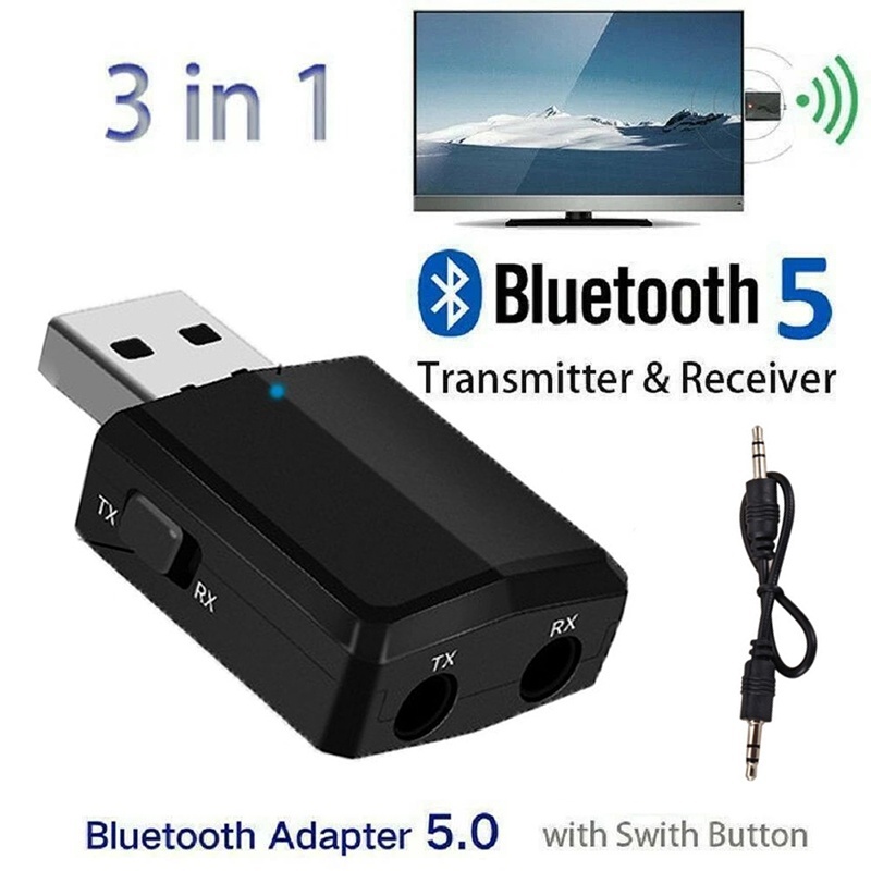 Bluetooth Adapter Receiver - جهاز إرسال واستقبال بلوتوث 5.0 مع