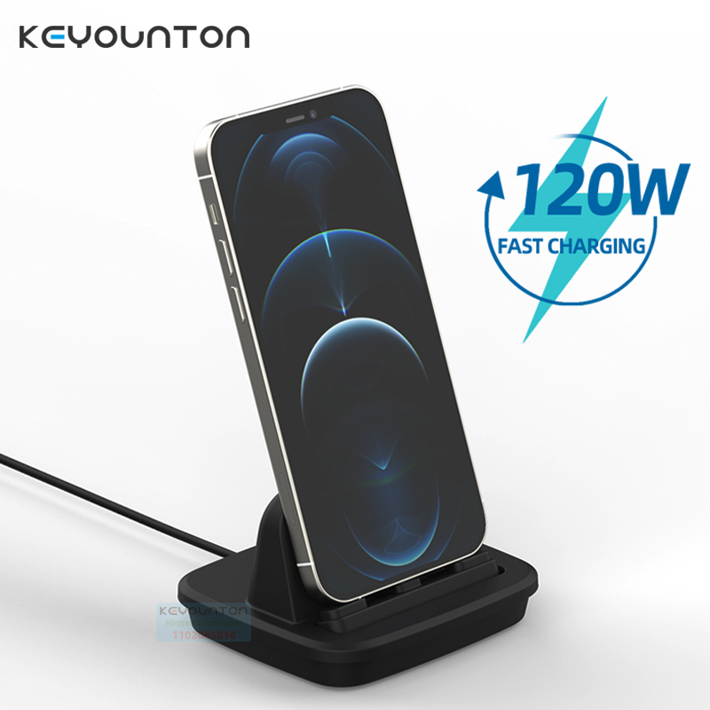 Usb C Earphone - حامل شحن لاسلكي 120 واط مع