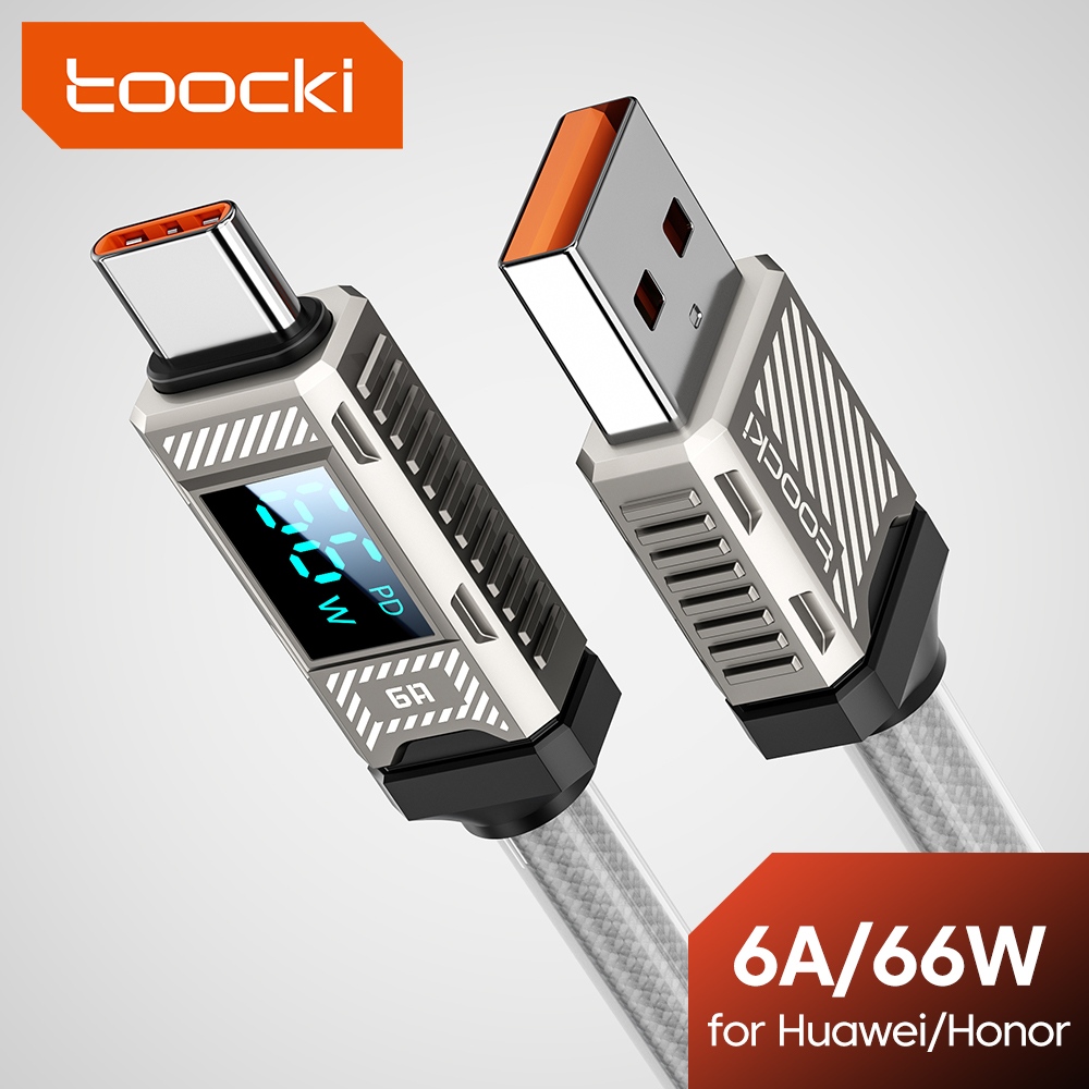 Usb C Earphone - Toocki PD 66 واط USB C