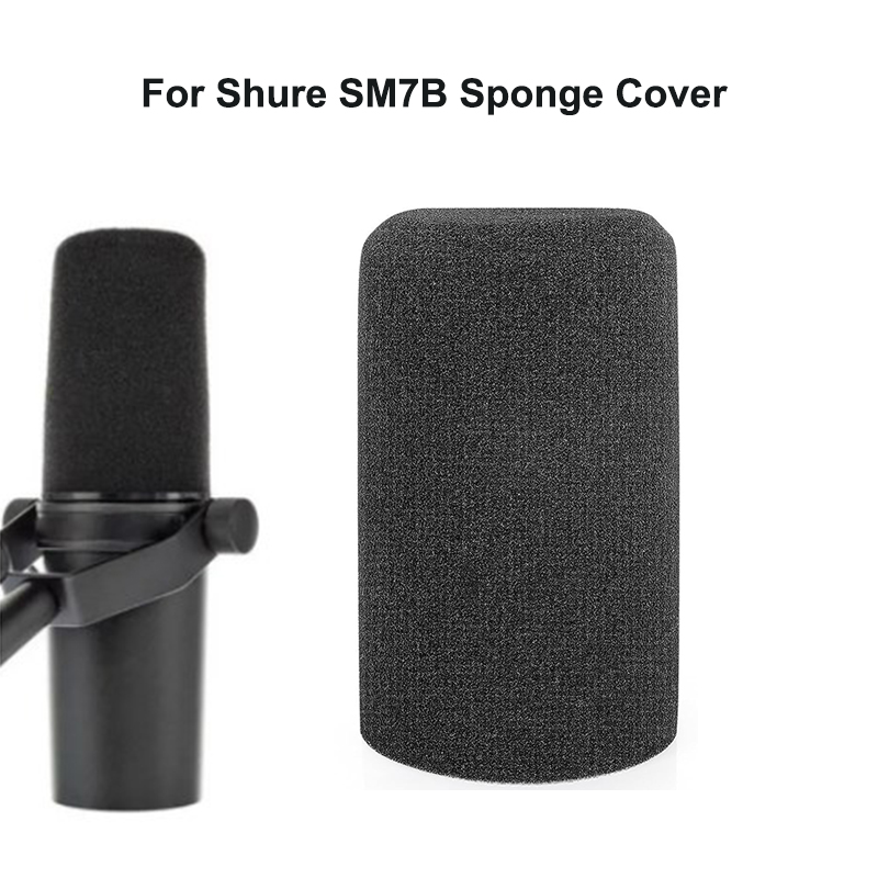 Shure Mic Sm7B - الإسفنج غطاء رغوة الزجاج الأمامي ميكروفون
