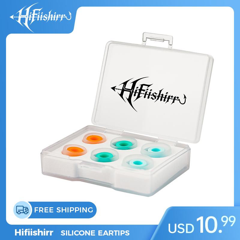 Hifiishirr كاندي اللون سيليكون - مراجعة Silicone Ear Tip Replacement وسعره