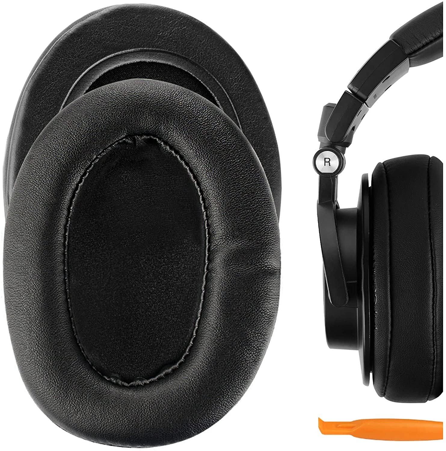 وسائد أذن بديلة من الجلد الصنا - مراجعة Audio Technica Headphone Ath-M50X وسعره