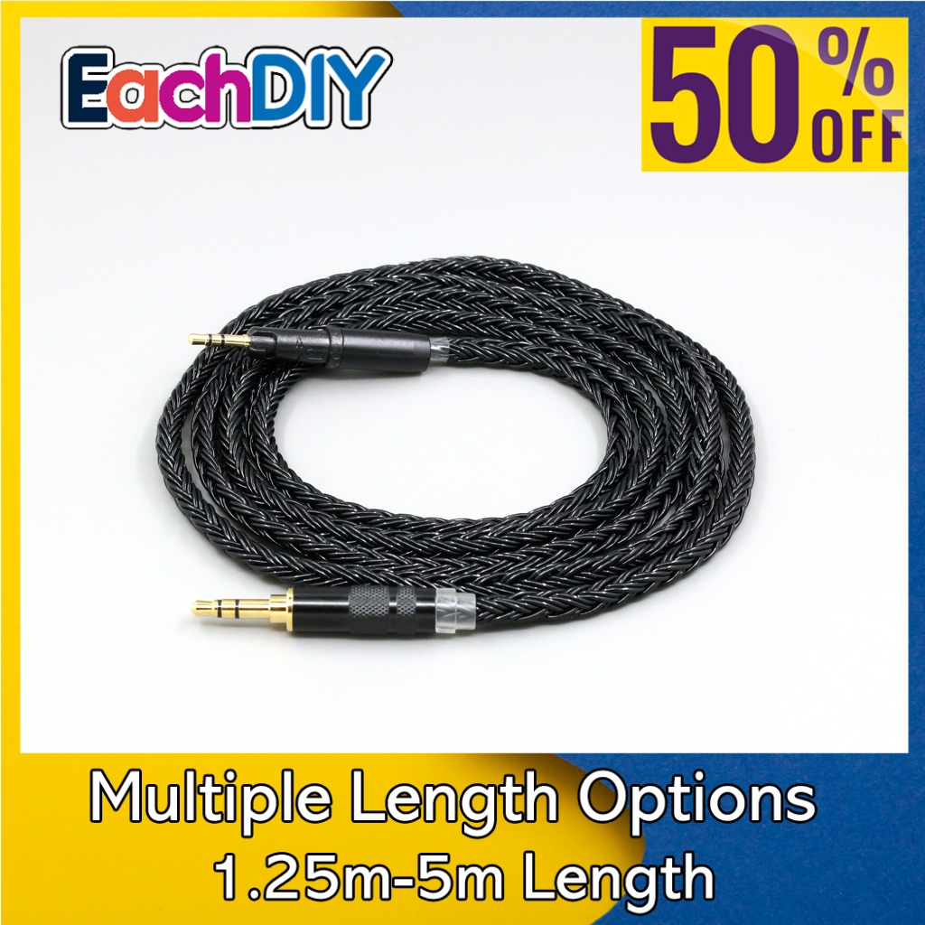 كابل سماعات أذن أسود مضفر بـ 1 - مراجعة Audio Technica Headphone Ath-M50X وسعره