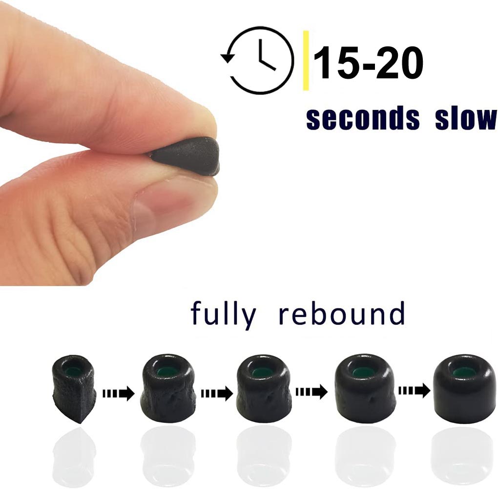 رغوة الذاكرة الأذن نصائح لسوني - مراجعة Earphone Foam Tip وسعره