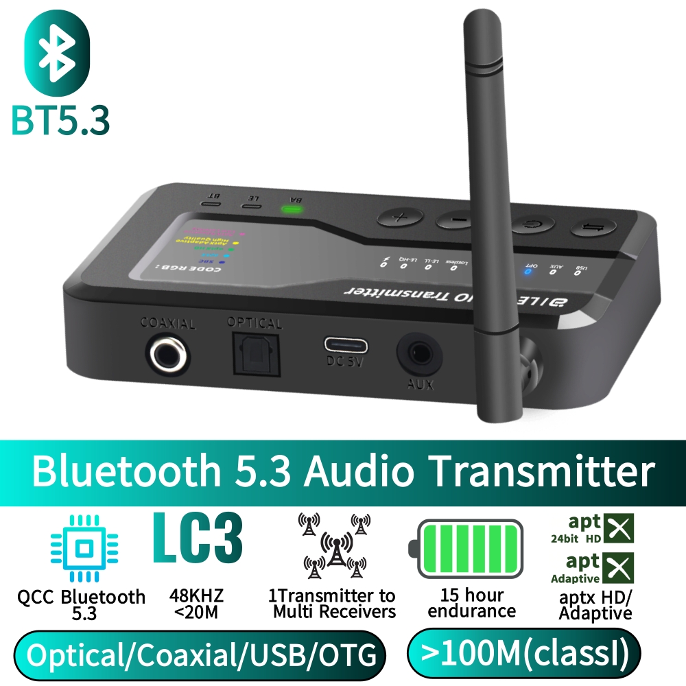جهاز إرسال صوتي بلوتوث 5.3، مد - مراجعة Bluetooth Adapter Receiver وسعره
