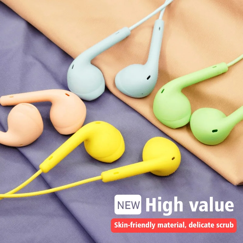 سماعات أذن ستيريو عالمية 3.5 م - مراجعة Wired Earphone Mic وسعره