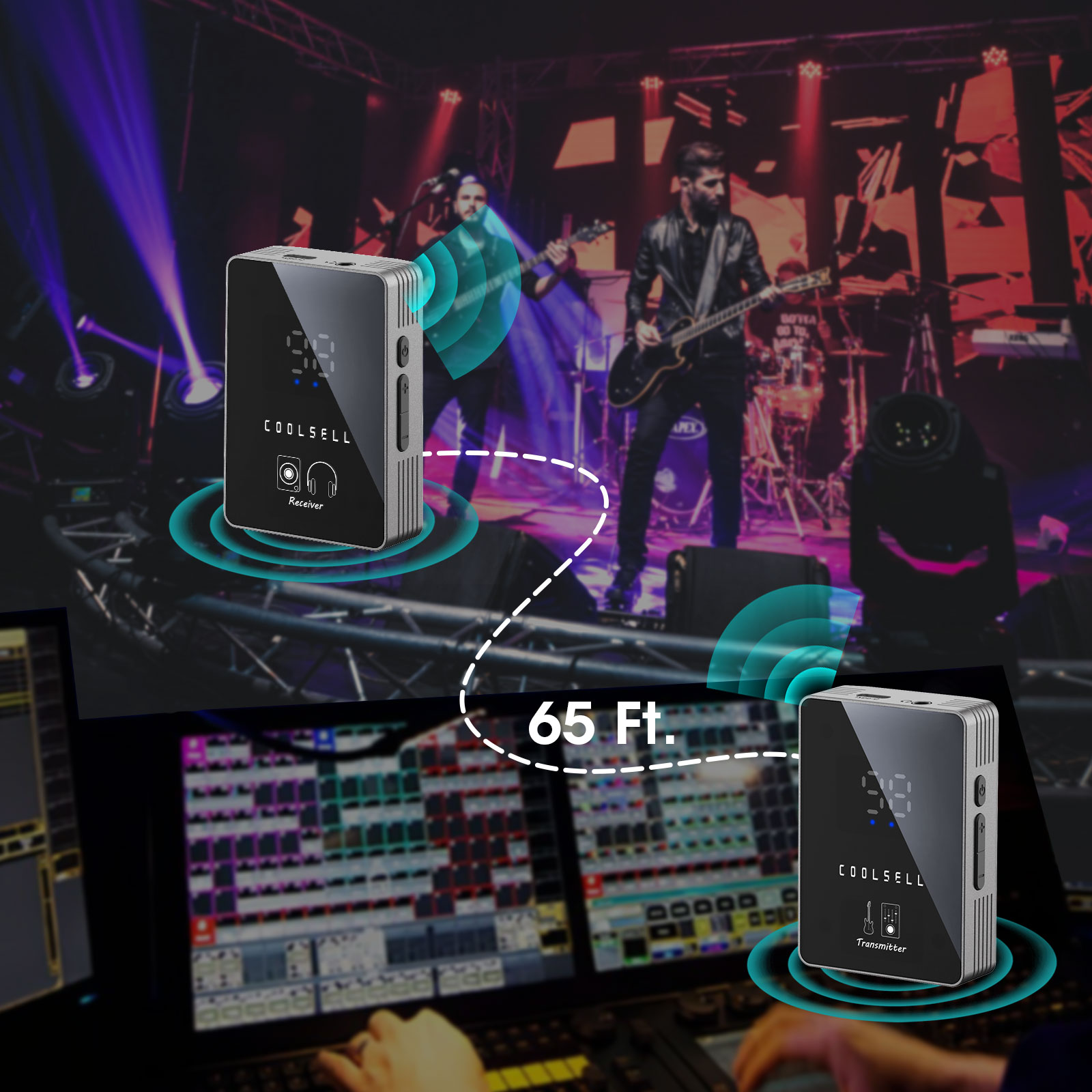 نظام IEM لاسلكي بتردد 2.4 جيجا - مراجعة In Ear Monitor Iem وسعره