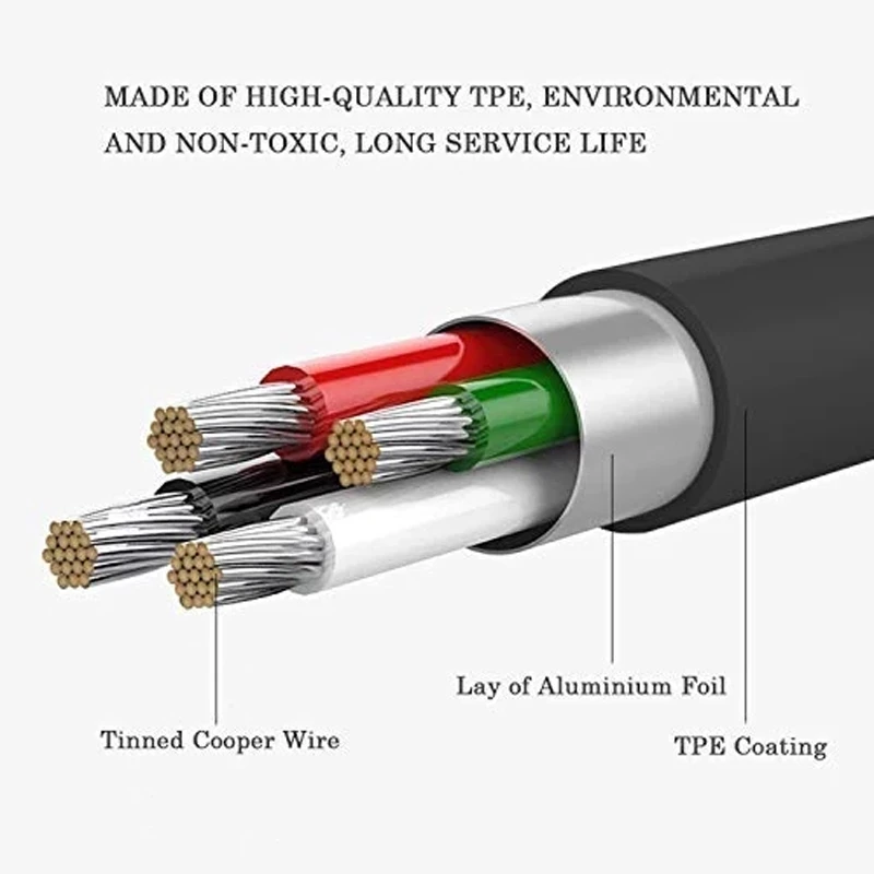 كابل صوت 2.5 ملم إلى 3.5 ملم ل - مراجعة Wired Earphone Mic وسعره