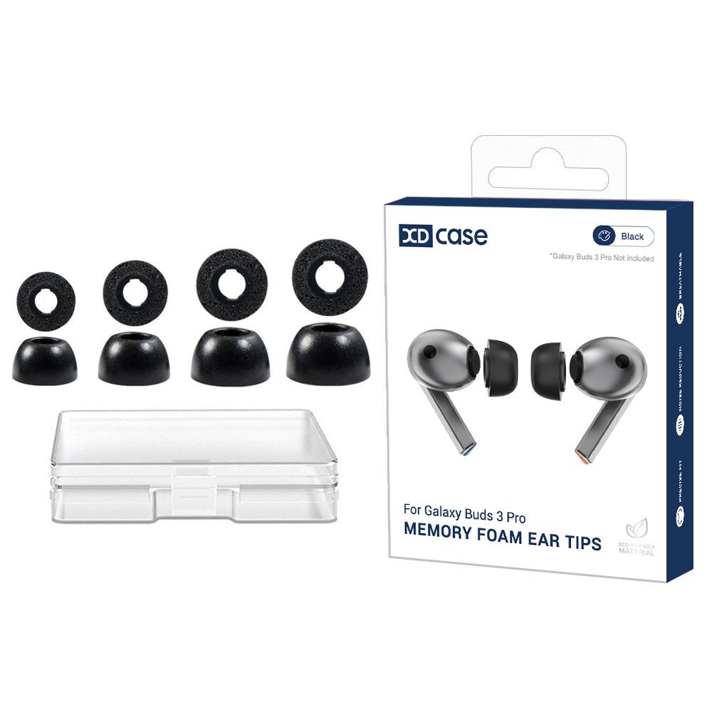 XDcase 4 أزواج من أغطية الأذن  - مراجعة Silicone Ear Tip Replacement وسعره