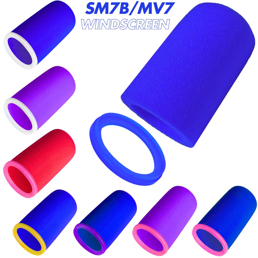 SM7dB الزجاج الأمامي رغوة عالي - مراجعة Shure Mic Sm7B وسعره